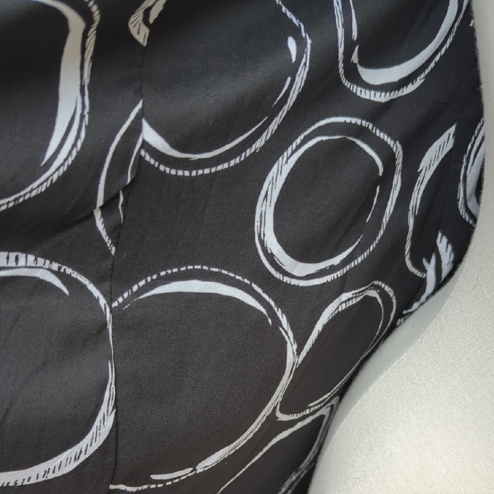 Chico's Black Open-Front Blazer with Zip Pocket Accents - Picture 3 of 7